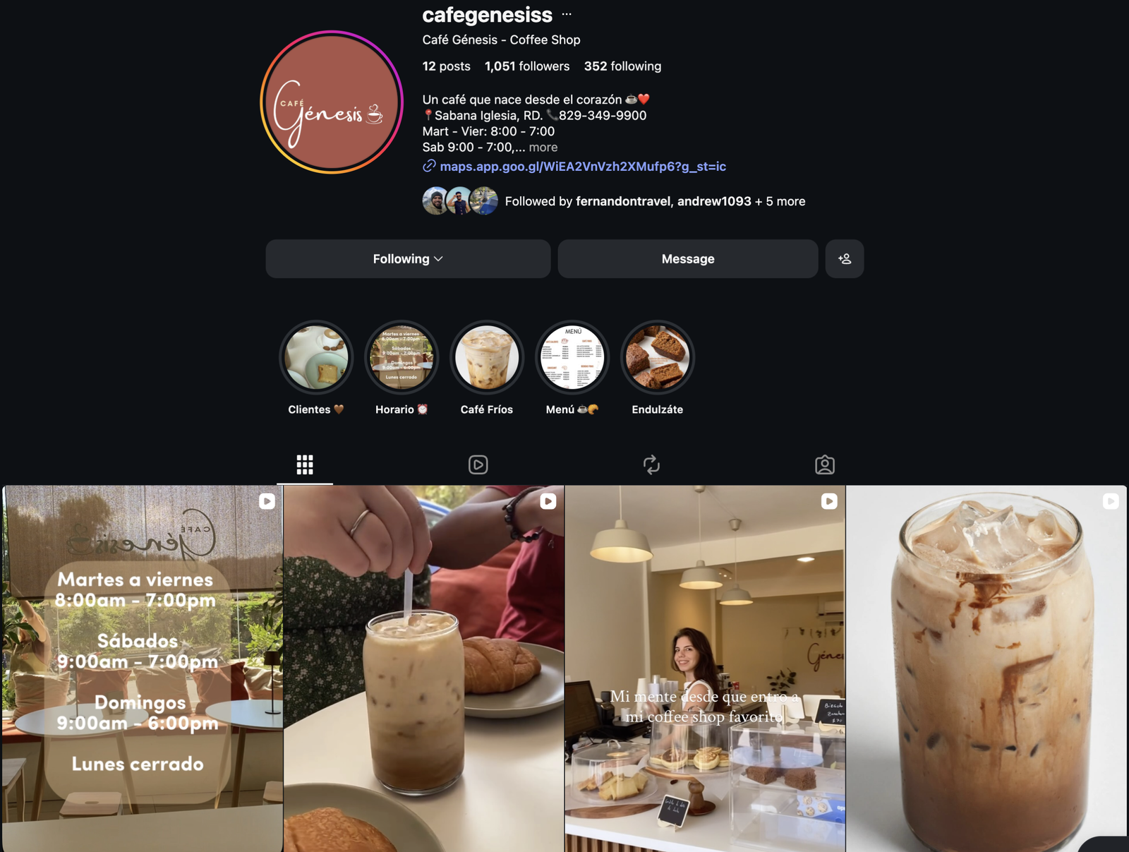 Café Génesis · 1